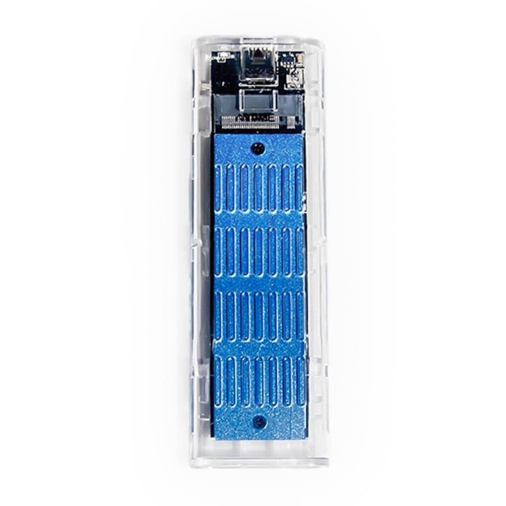 Case SSD Externo M.2 Nvme Tipo C USB 3.1 Transparente