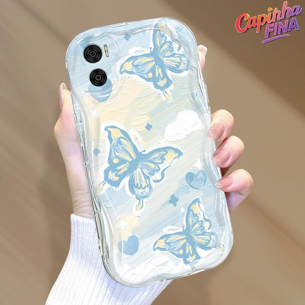 Capa Para Motorola Moto E22 Capinha De Silicone Macia Celular Protetora Textura Com Creme 3299 Case NYW