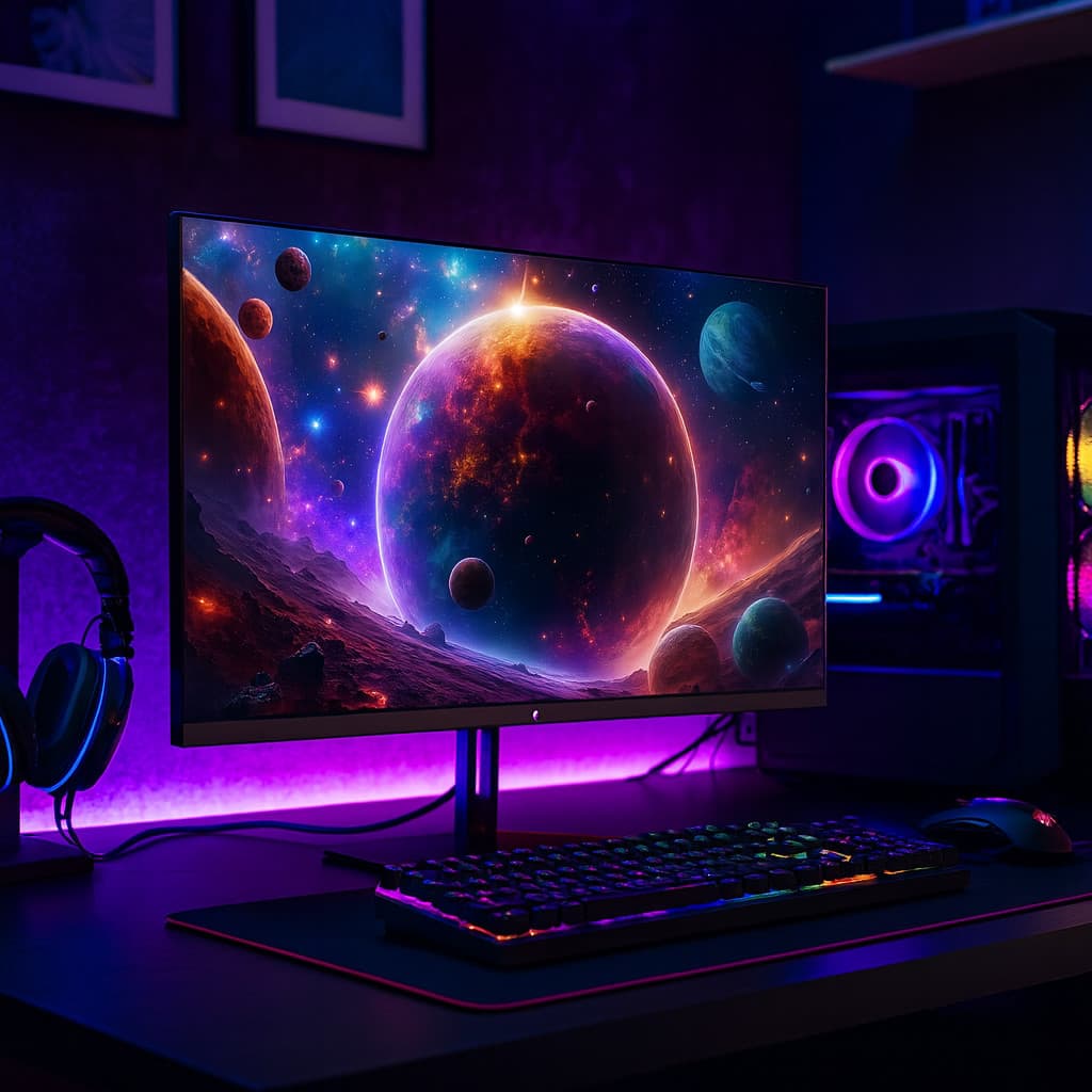 Monitor Gamer 23.8 Polegadas 100Hz Full HD 1ms LED Conexões HDMI VGA Imagens Nítidas D-238
