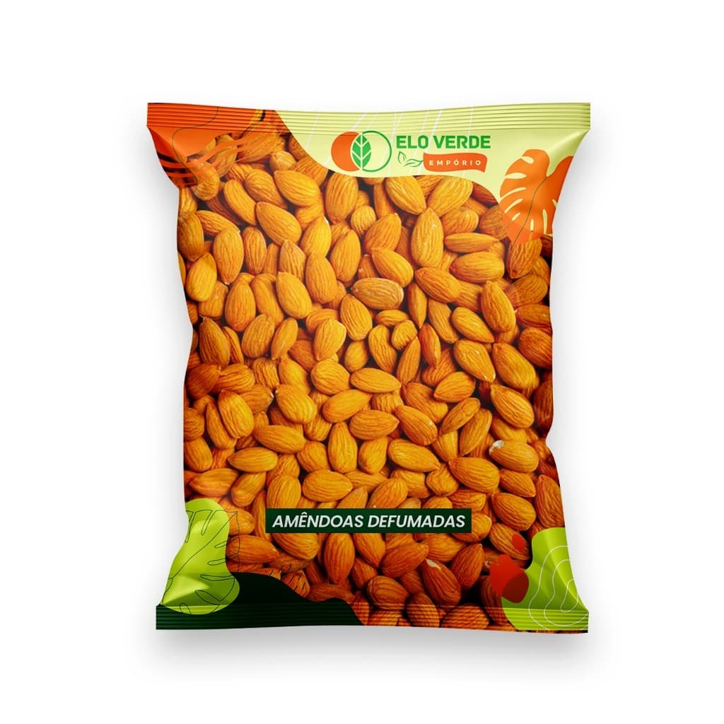 AMENDOA DEFUMADA CROCANTE SNACK SAUDÁVEL