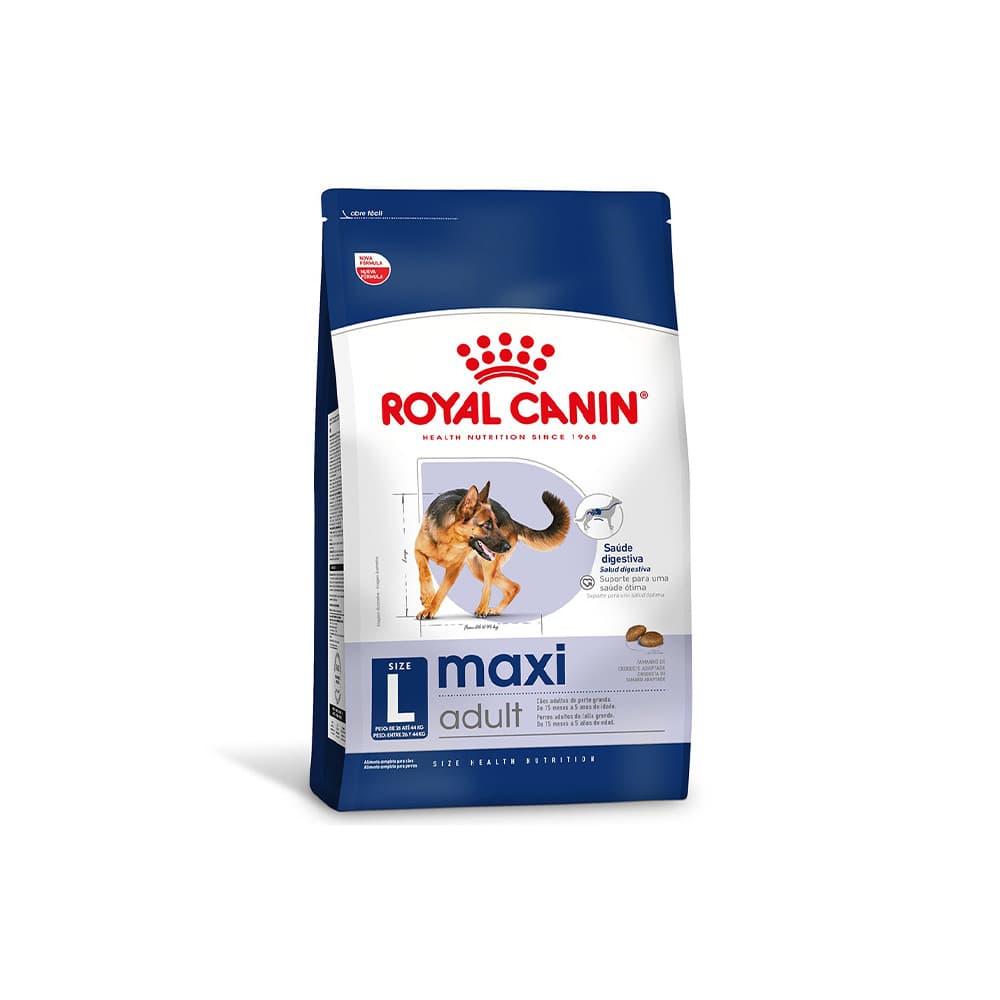 RAÇÃO ROYAL CANIN CACHORRO MAXI ADULTO 12 KG RAÇAS GRANDES
