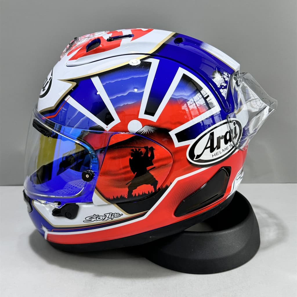 Arai RX7X Blue Guard Capacete Integral Equitação Chapéu De Motocicleta De Rosto Inteiro Corrida De Motocross