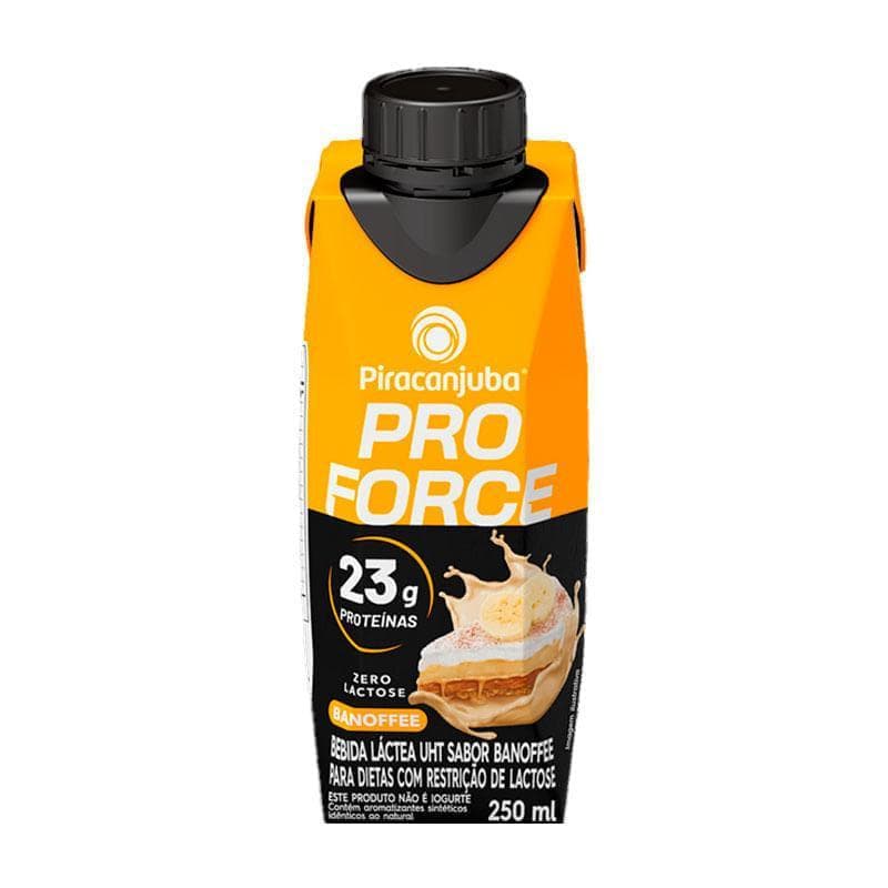 Bebida Láctea Piracanjuba Pro Force Zero Lactose Sabor Banoffee 250ml