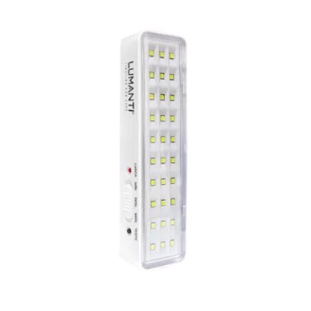 Luminária de Emergência LED Slim Lumanti 30 LEDs 2W Bivolt