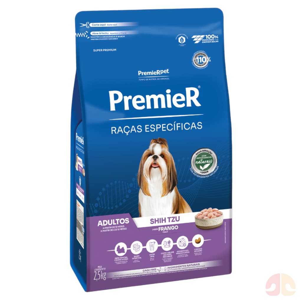 Ração PremieR Raças Específicas shih tzu adultos frango 2,5kg