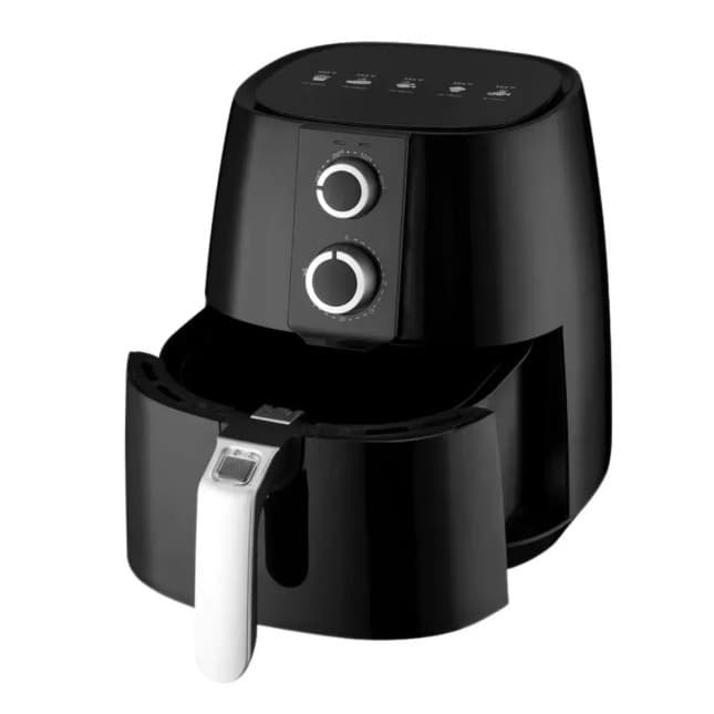 Fritadeira Elétrica Air Fryer Knakasaki 4,5L 1700W Sem Óleo Antiaderente Timer 30min Desligamento Automático 110V-220V