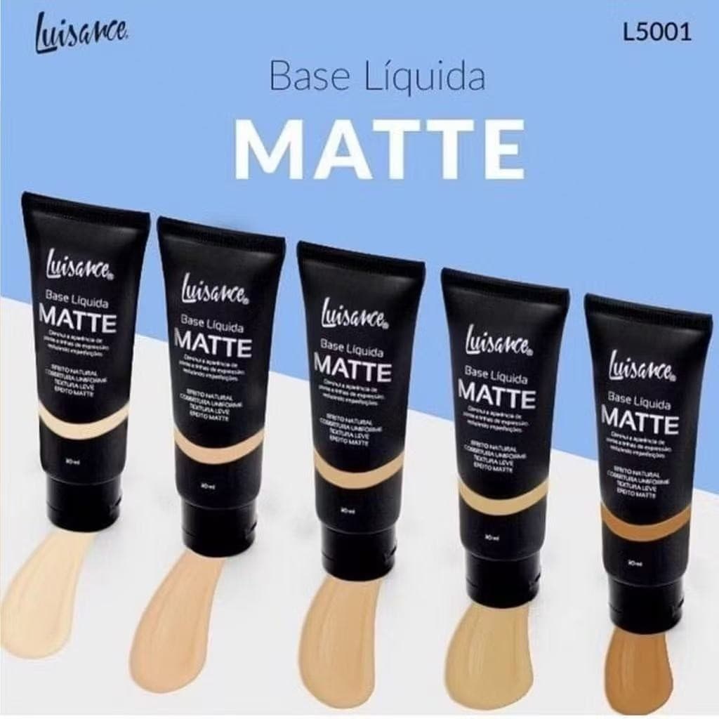 Base Líquida Matte Luisance Longa Pele Uniforme