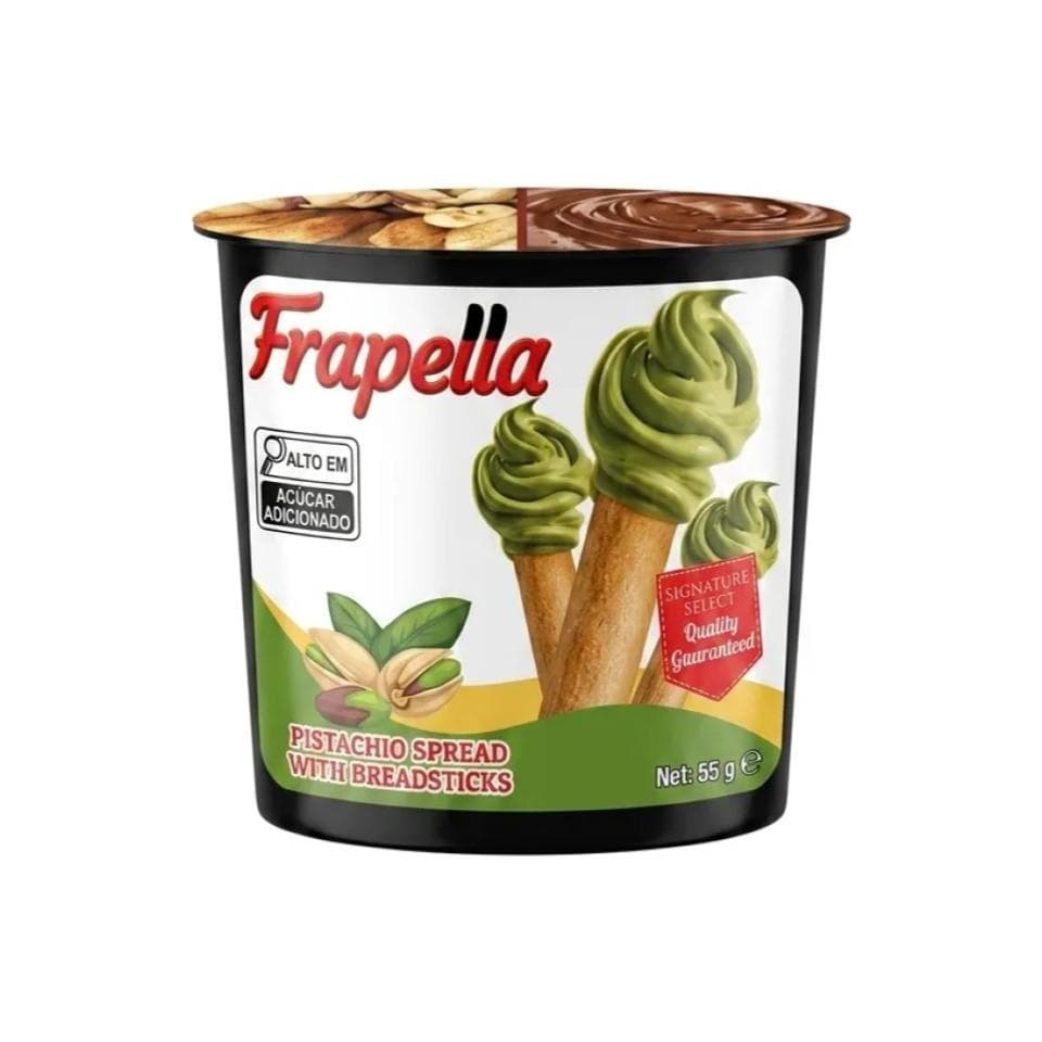 Breadstick Com Creme De Pistache Frapella 55g - Importado