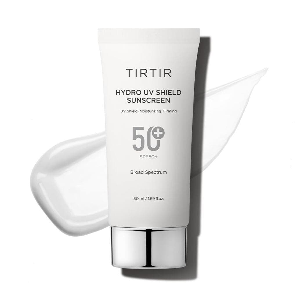 Protetor solar TIRTIRHydroUVShield |   Protetor Solar Facial NoCast da Coreia, FPS50+ Amplo Espectro UVUVUVB, 1.69 fl oz