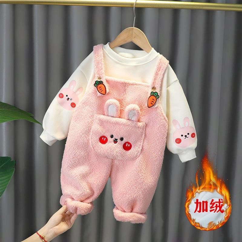 Bebê menina bebê menino roupas de inverno moda crianças roupas de lã outono inverno 3 crianças 1 ano de idade macacão do