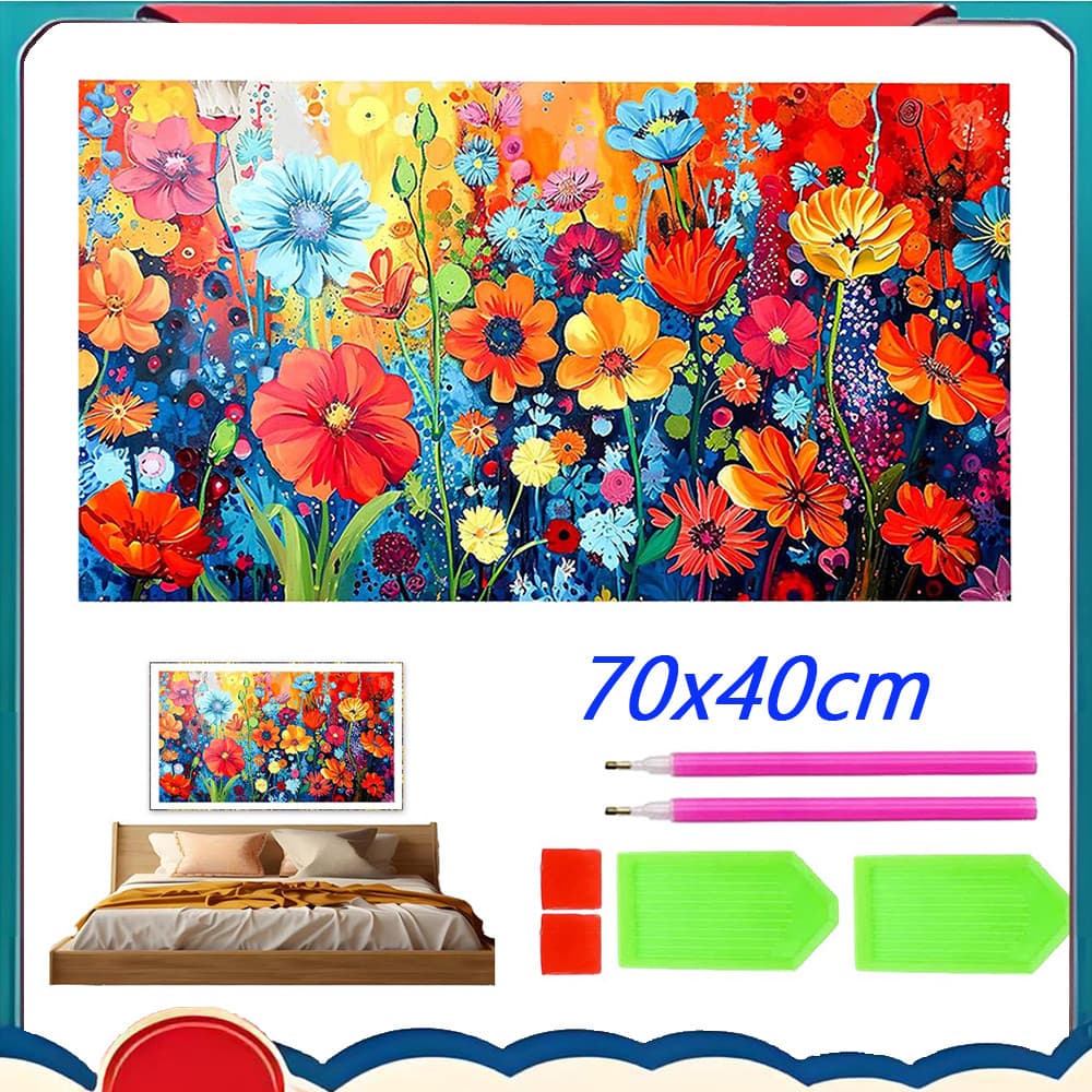 70x40cmdiy Pintura Diamante 5d Conjunto de Pintura Diamante para Pintura de Decoração