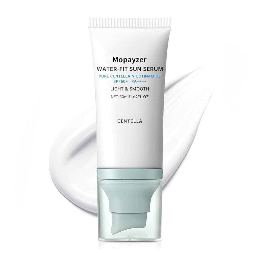 Protetor Solar Centella Asiatica SPF50, Protetor Solar Facial com Ácido Hialurônico e Centella Asiatica, À Prova D'Água,