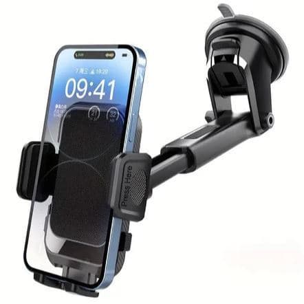 Suporte de Celular Automotivo GPS Carro Android iPhone Resistente Base Celular Ajuste Rotação 360