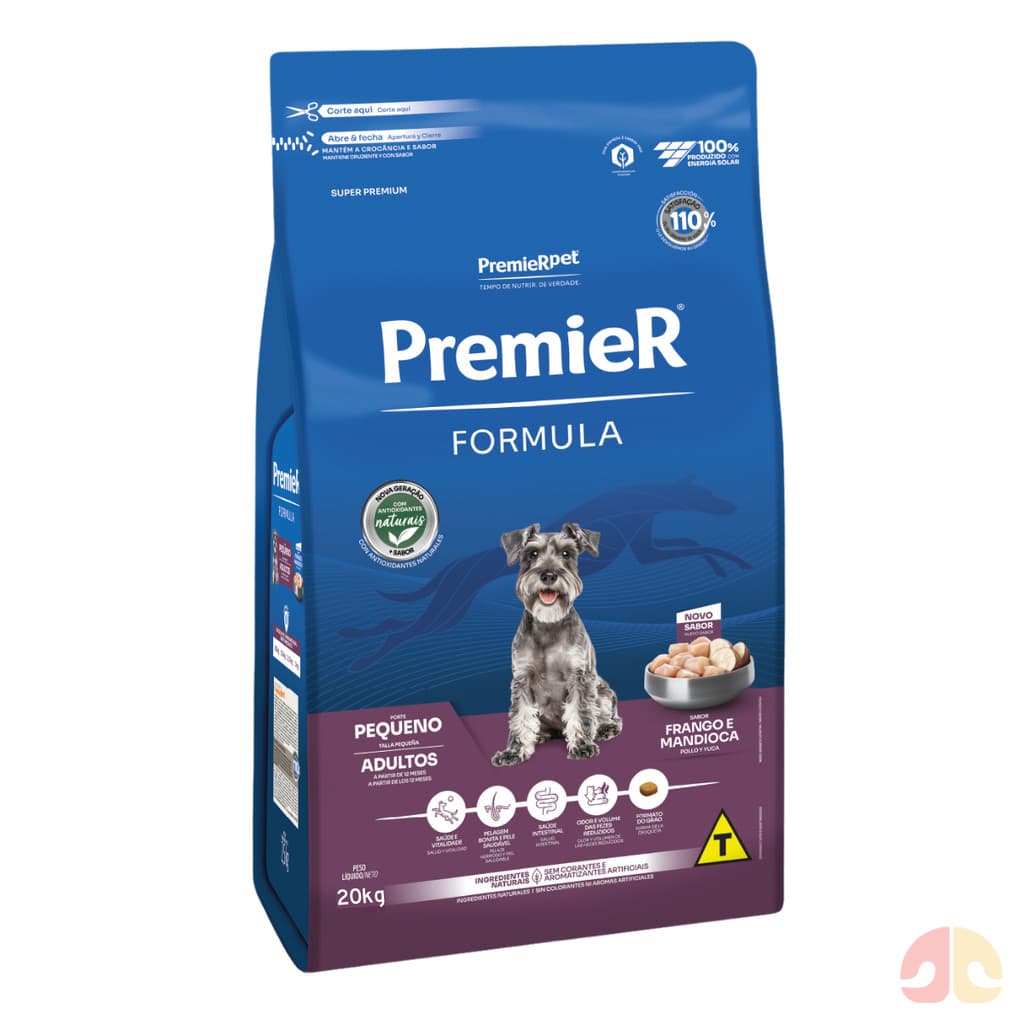 Ração PremieR Formula Cães adultos raças pequenas frango 20,0kg
