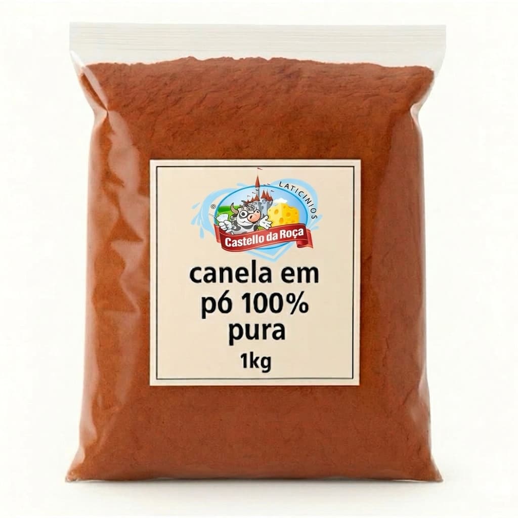 Canela em Pó 1kg Premium 100% Pura | Tempero Natural para Doces, Bolos e Culinária 🌿