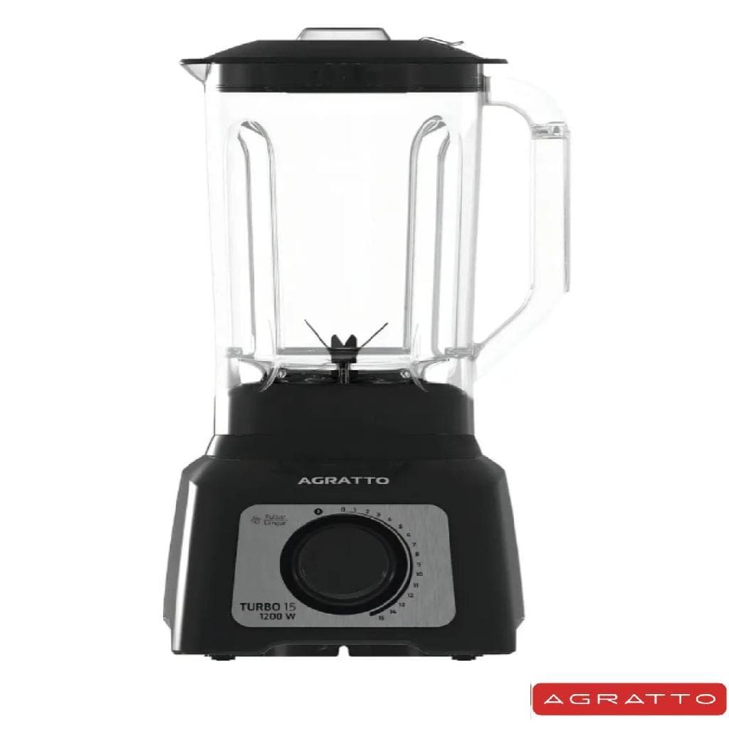 Liquidificador Agratto 3,2l 1200w Turbo Potente Resistente - 127V