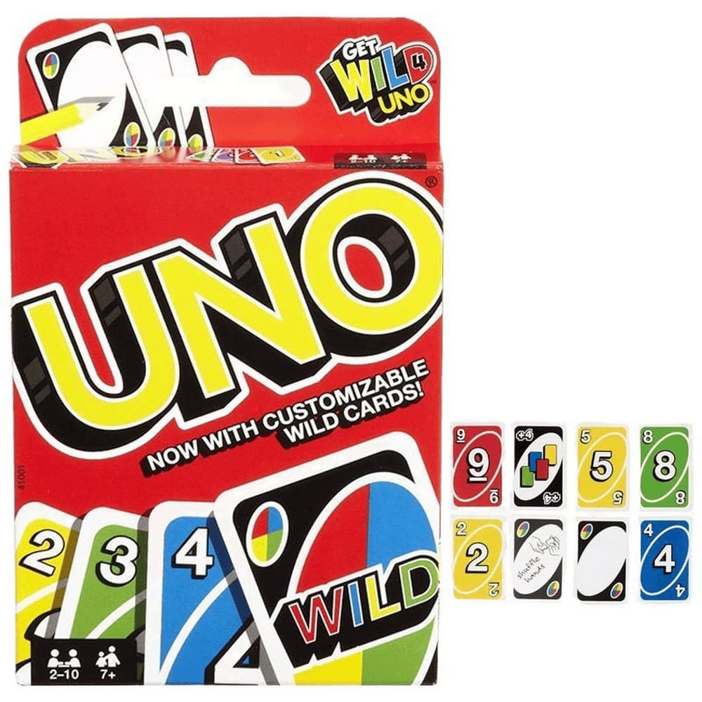 UNO um jogo de cartas ideal para família e amigos para 2 a 10 jogadores 108 cartas Versão Verão