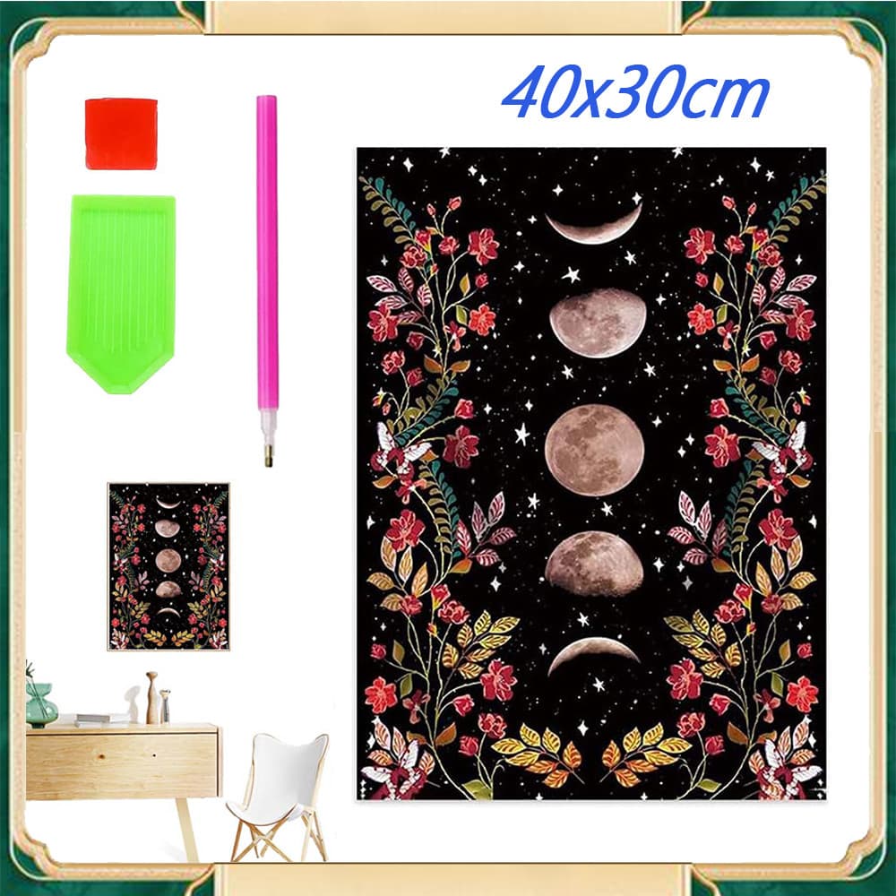40x30cmdiy pintura diamante 5d conjunto de pintura diamante