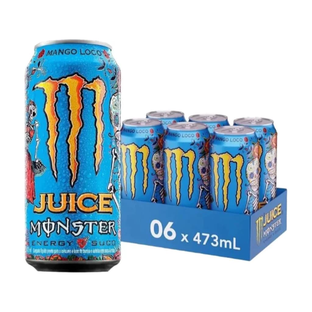 Energético Monster Mango Loco 473Ml 6Un