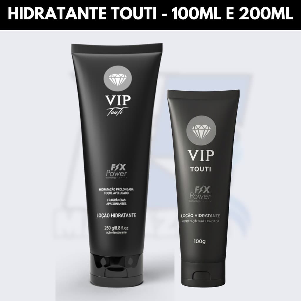 Loção Hidratante Corporal Touti - 100ml e 250ml