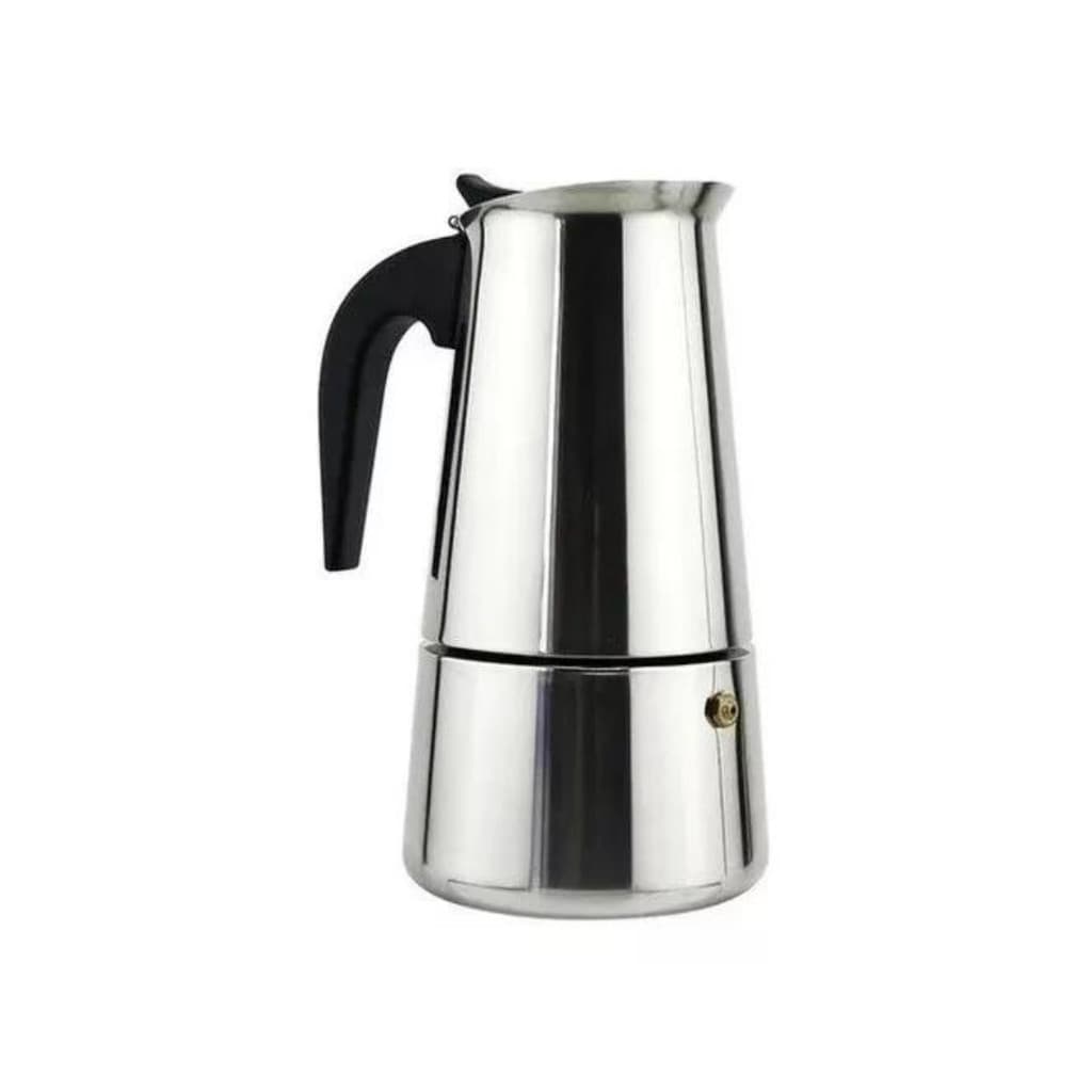 Cafeteira Tipo Italiana Café 9 Xícaras Aço Inox 450ml Expresso KeHome Luxo Premium