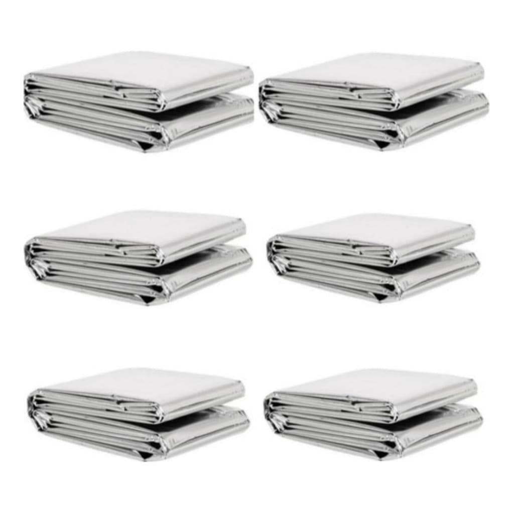 Cobertor Manta Térmica Aluminizada Emergência Sobrevivência Isolante Térmico Impermeável Camping Kit Primeiros Socorros
