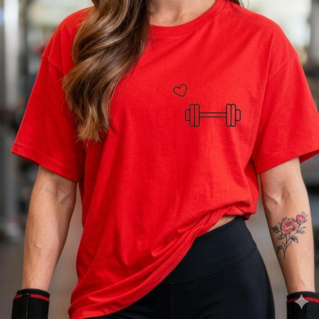 Camiseta Roupa de Academia Feminina Camisa Tshirt Blusa 100% Algodão Fitness Treino