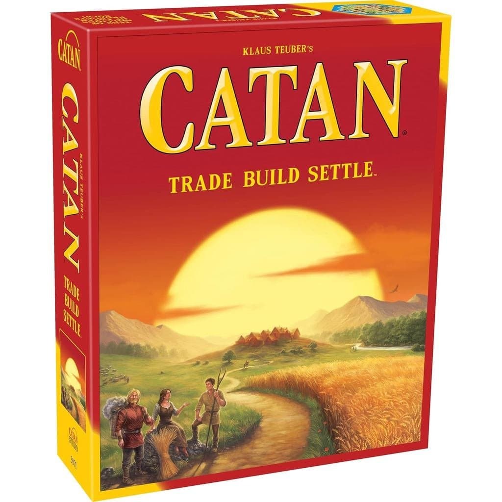 Jogo de Tabuleiro CATAN (6ª Edição) Comércio, Construção e Colonização no Clássico Jogo de Estratégia para Família, Cria
