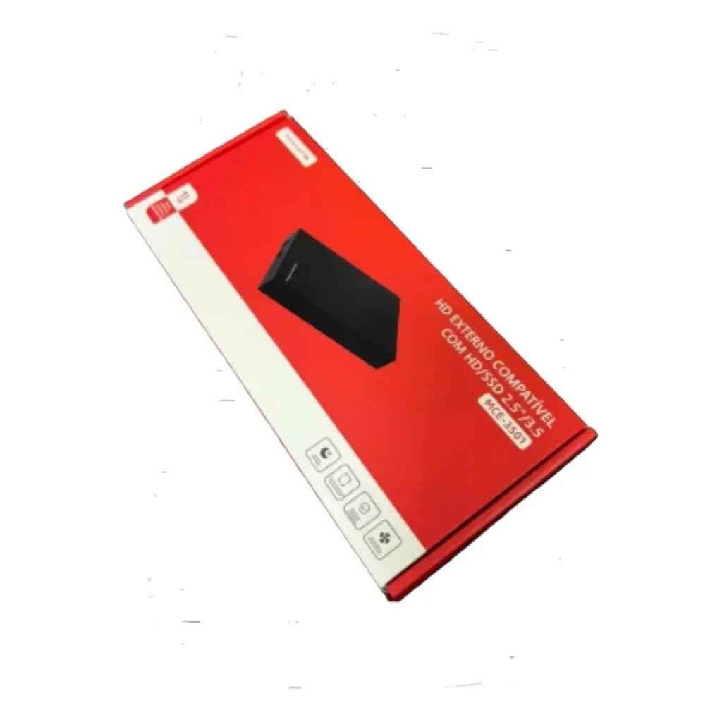 Case Externo Compatível Com Hd/ssd 2.5/ 3.5 Aikino