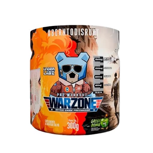 Pre Treino Warzone Green Bomb 300g Under Labz