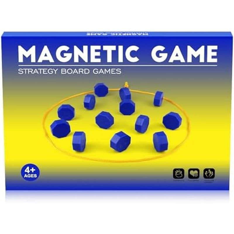 Jogo De Xadrez Magnético Bameca Com Pedras De Tamanho Real , Corda , Para Família & amp ; Festa Viagem Camping , Jogos D