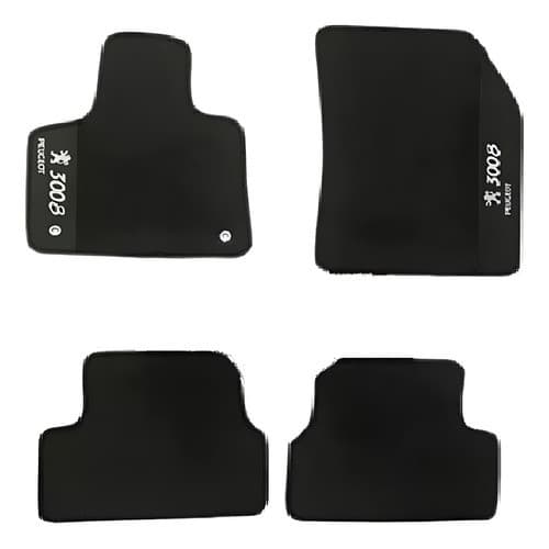 Tapete Automotivo 3008c Borracha Impermeavel Jogo Automotivo