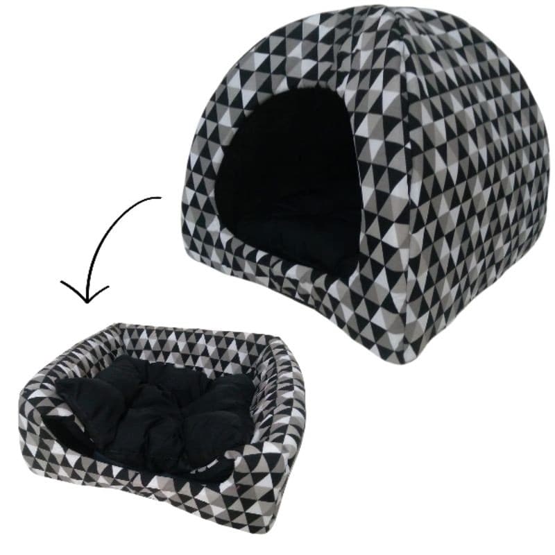 Casinha Caminha Toca 2 em 1 Tenda Pet Cães e Gatos Animais Domésticos Envio Rapido