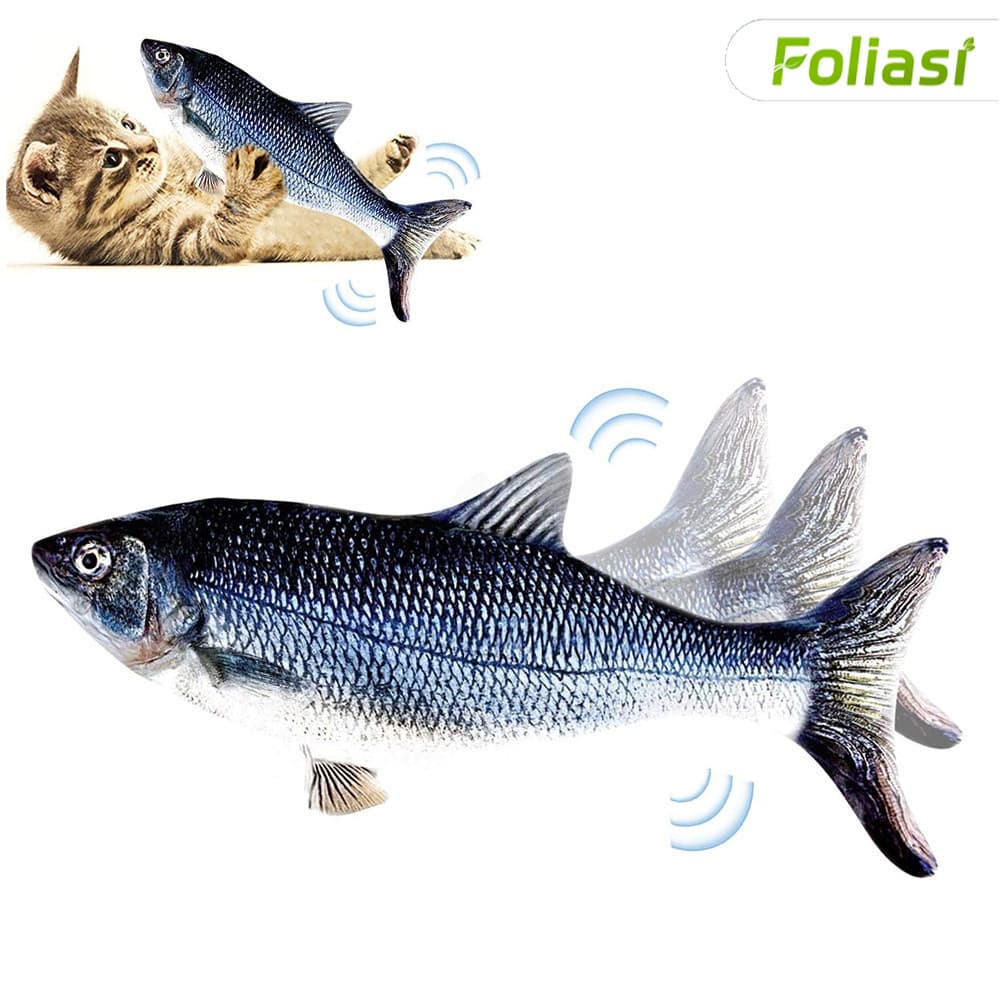 Novo Brinquedo para Gatos: Peixe Elétrico com Sensor de Toque - Recarregável