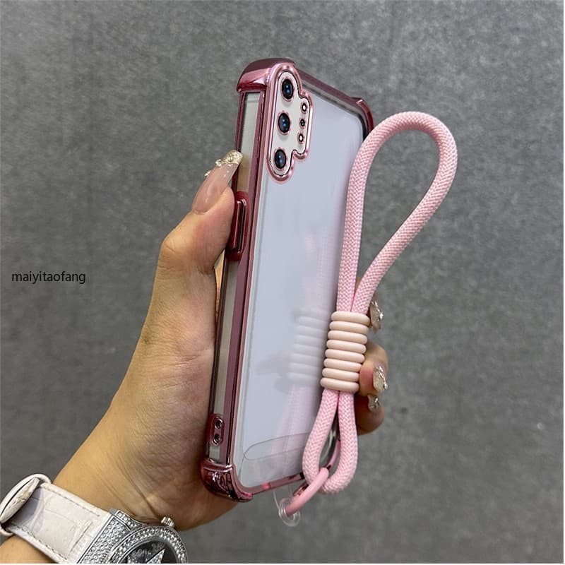 SAMSUNG note 10 plus samsung note 10 pro note 9 s10 Capa de telefone à prova de choque nova cor revestida rosa capa prot