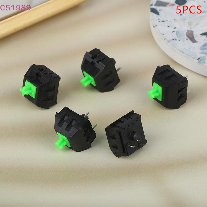 [kaan] Interruptores RGB Verdes Para Teclado Mecânico Razer widow Chroma Gaming E Outros Com Interruptor led De 4 Pinos 
