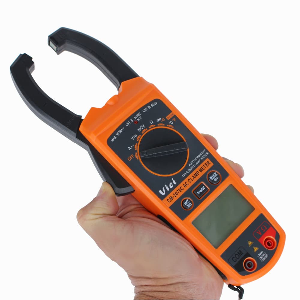 Alicate Amperímetro Digital AC True RMS 1000A 750V Multímetro Profissional