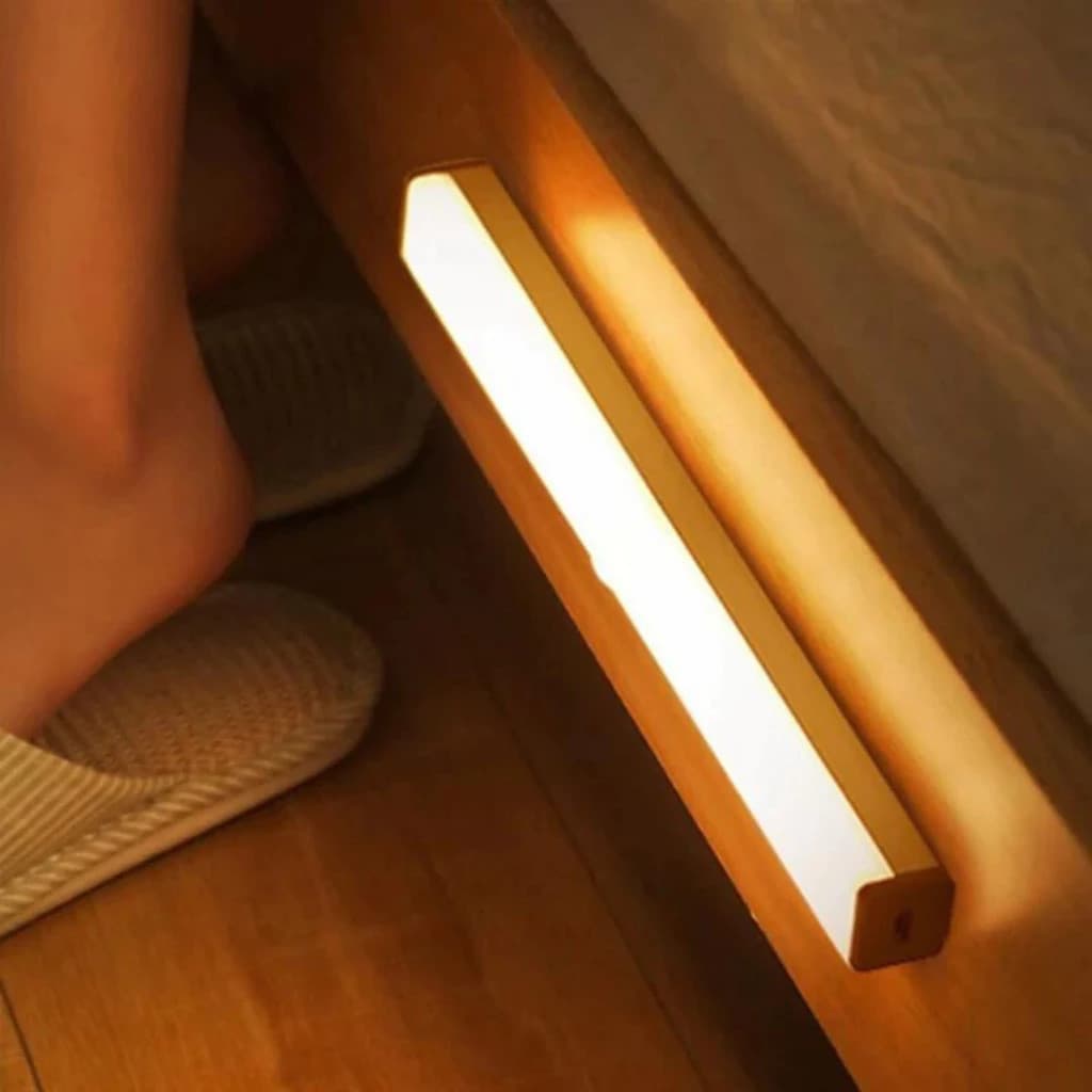 50cm Smart Luminária Inteligente Ultra LED com sensor de movimento sem fio e Recarregável USB para Baixo do Armário