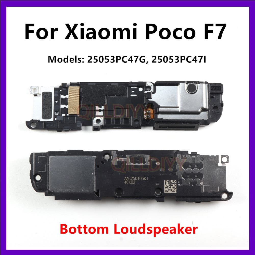 Alto-Falante Para Xiaomi Poco F7 Inferior Buzzer Módulo De Substituição Peças Reparo Smartphone 25053PC47G
