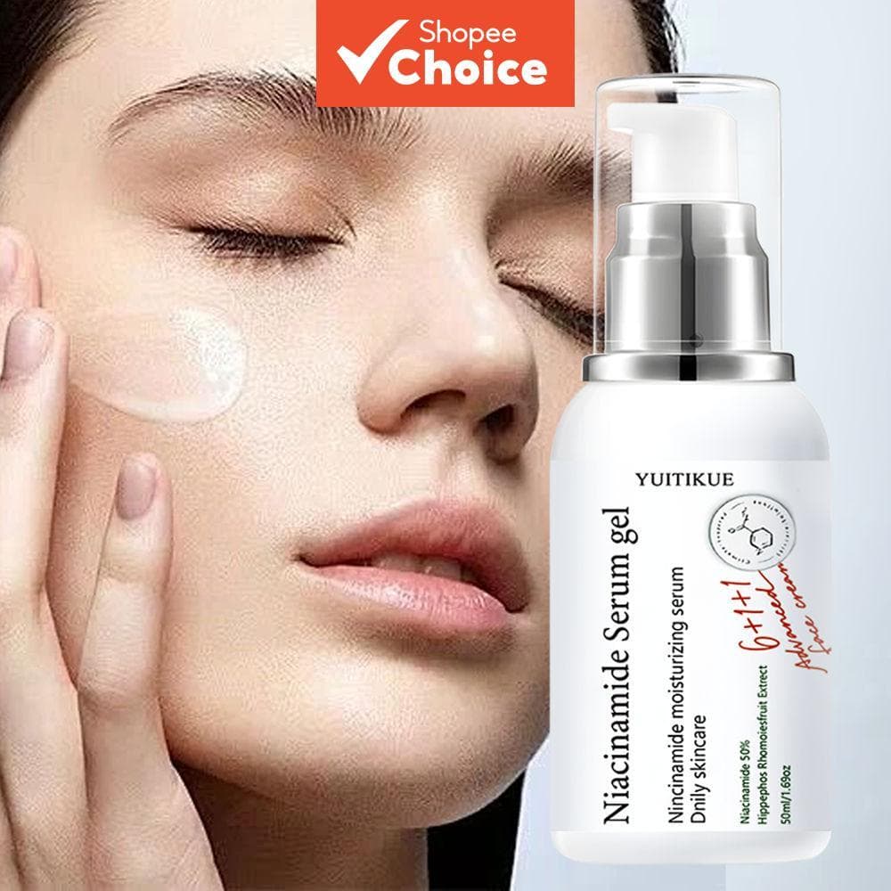  Niacinamida & Sérum de Vitamina C Colágeno, Essência Clareadora e Hidratante de Ácido Hialurônico