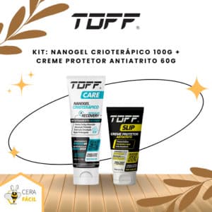 Kit TOFF - Nanogel crioterápico 100g + Creme protetor antiatrito 60g