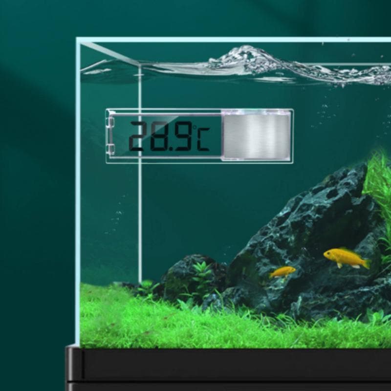 Termômetro De Aquário À Prova D'água 3D Digital LCD Eletrônico Temperatura Do Tanque De Peixes Medidor De T
