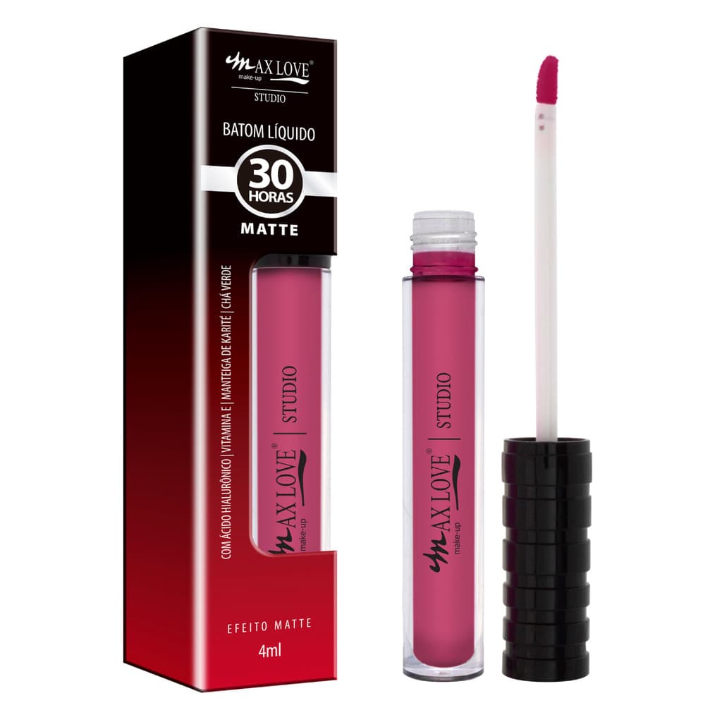 BATOM  LÍQUIDO 30H  MATTE /CORES 600 A 617 - MAX LOVE