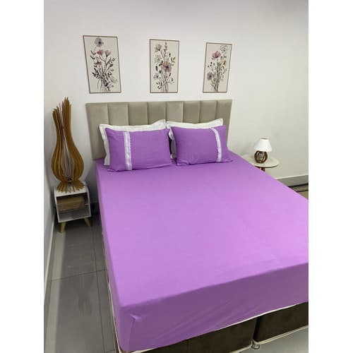 Lençol Casal Malha Jogo De Lençol Cama Macio Moderno
