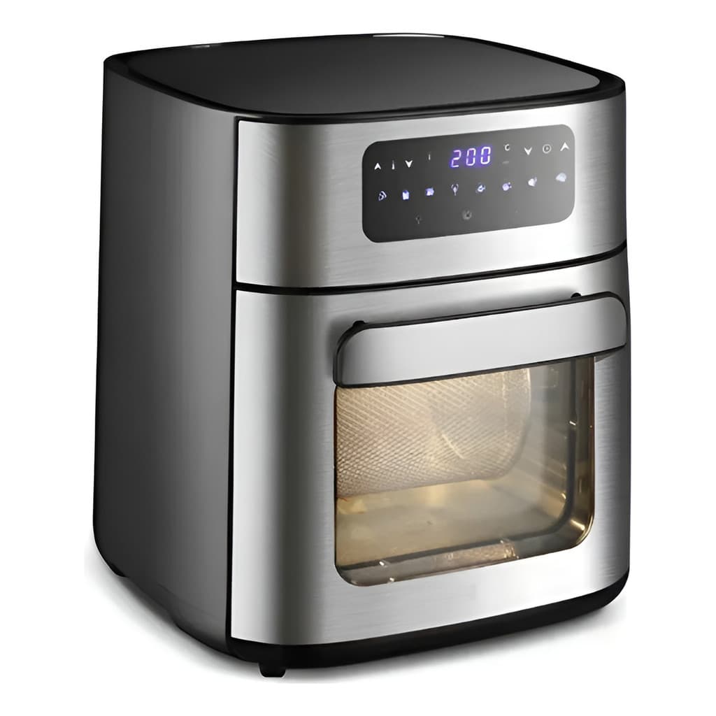 Fritadeira Air Fryer 12L 2000w Antiaderente Painel Digital Aço Inox 110v 220v