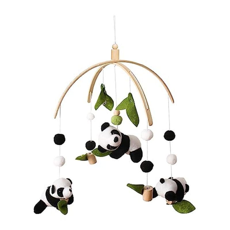 Móvel De Bebê Para Berço , Decoração Berçário De Panda Bebês , Celular Macio Menino E Menina