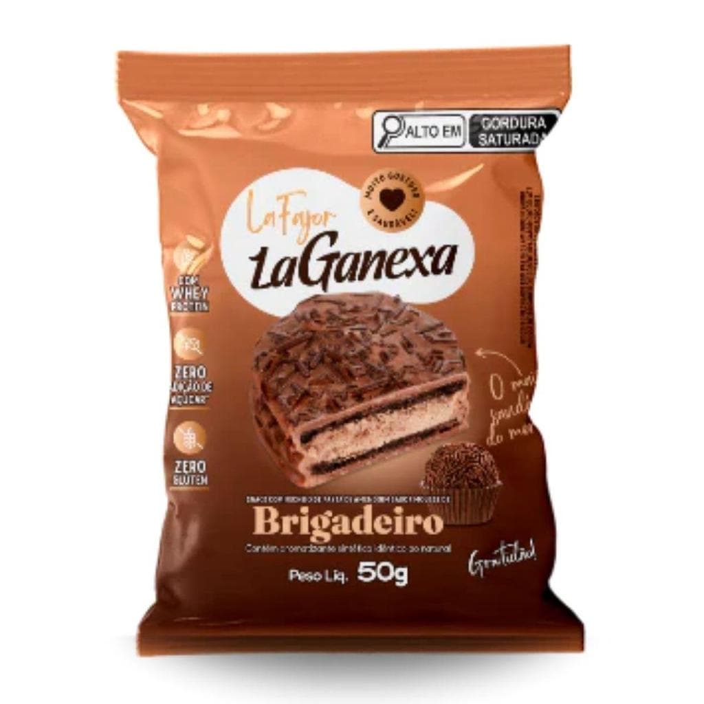 Alfajor Recheado La Fajor Com Whey Protein 50g La Ganexa