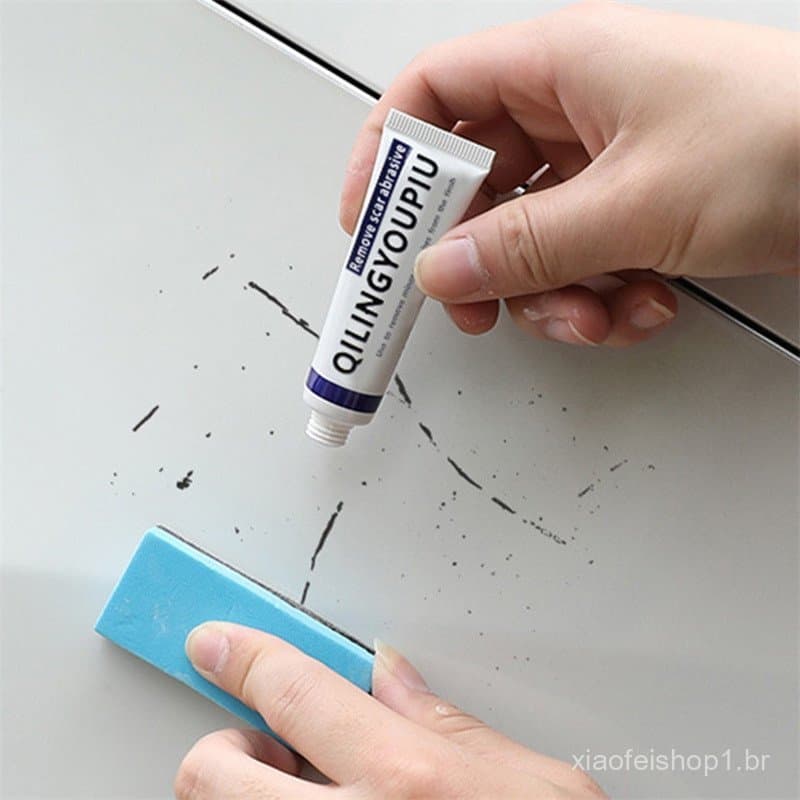 Kit de Reparação de Arranhões de Carro Cera Pasta de Lixamento Cuidado da Pintura Composto de Polimento Limpeza de Carro