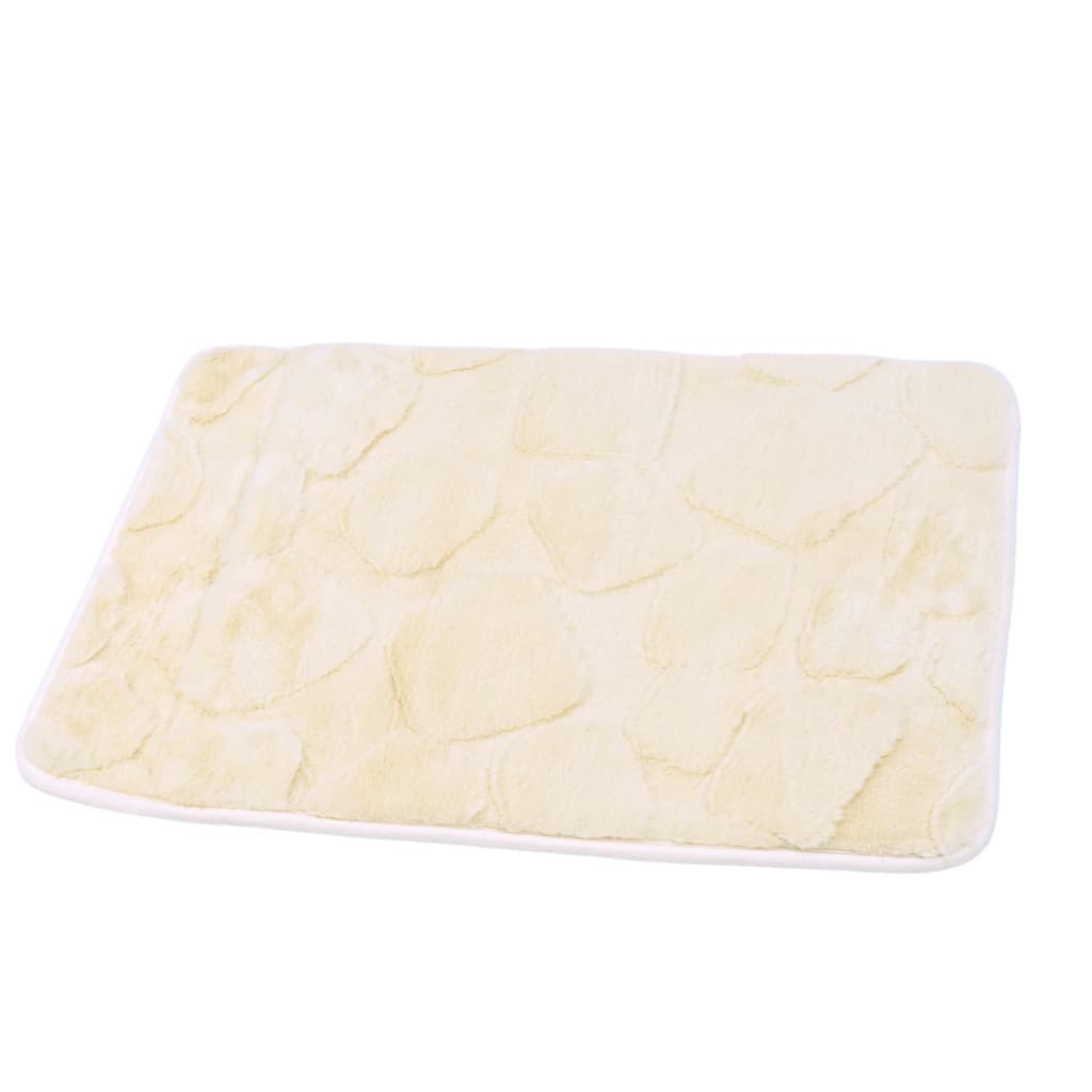 Tapete Antiderrapante Absorvente Soft Cor Bege Banheiro Sala Quarto 40x60 Castela