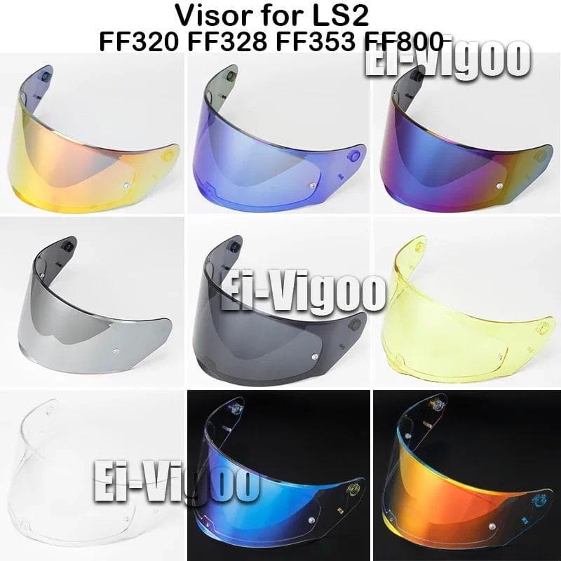 Para LS2 FF320 FF353 FF328 FF800 Capacete Da Motocicleta Viseira De Moto Rosto Cheio Acessórios Escudo Lente